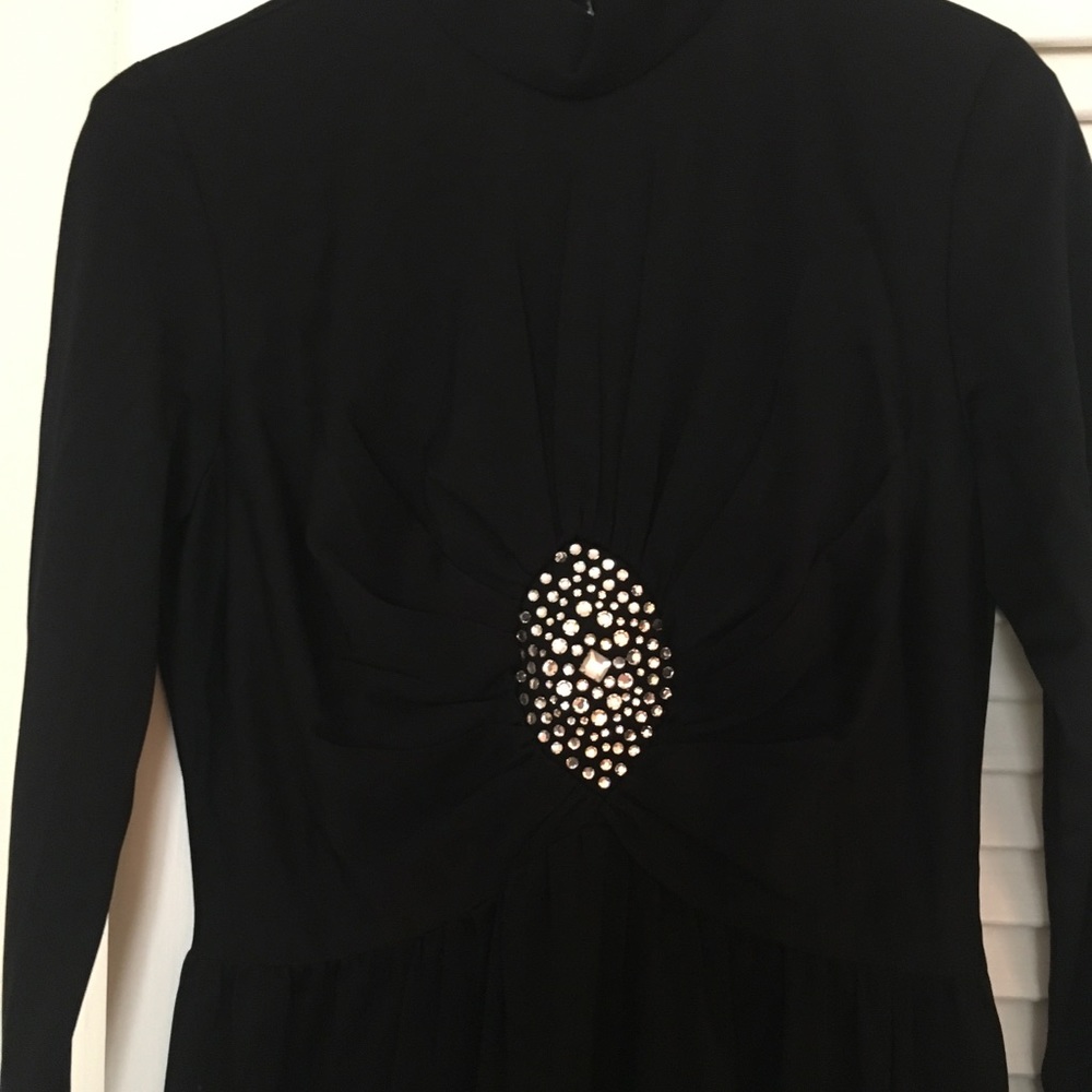 Vintage black evening gown